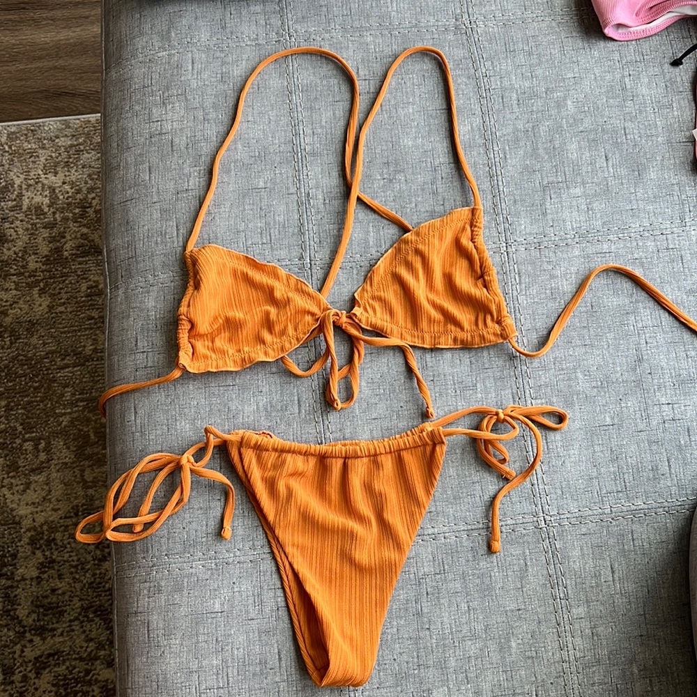 Burnt orange bikini